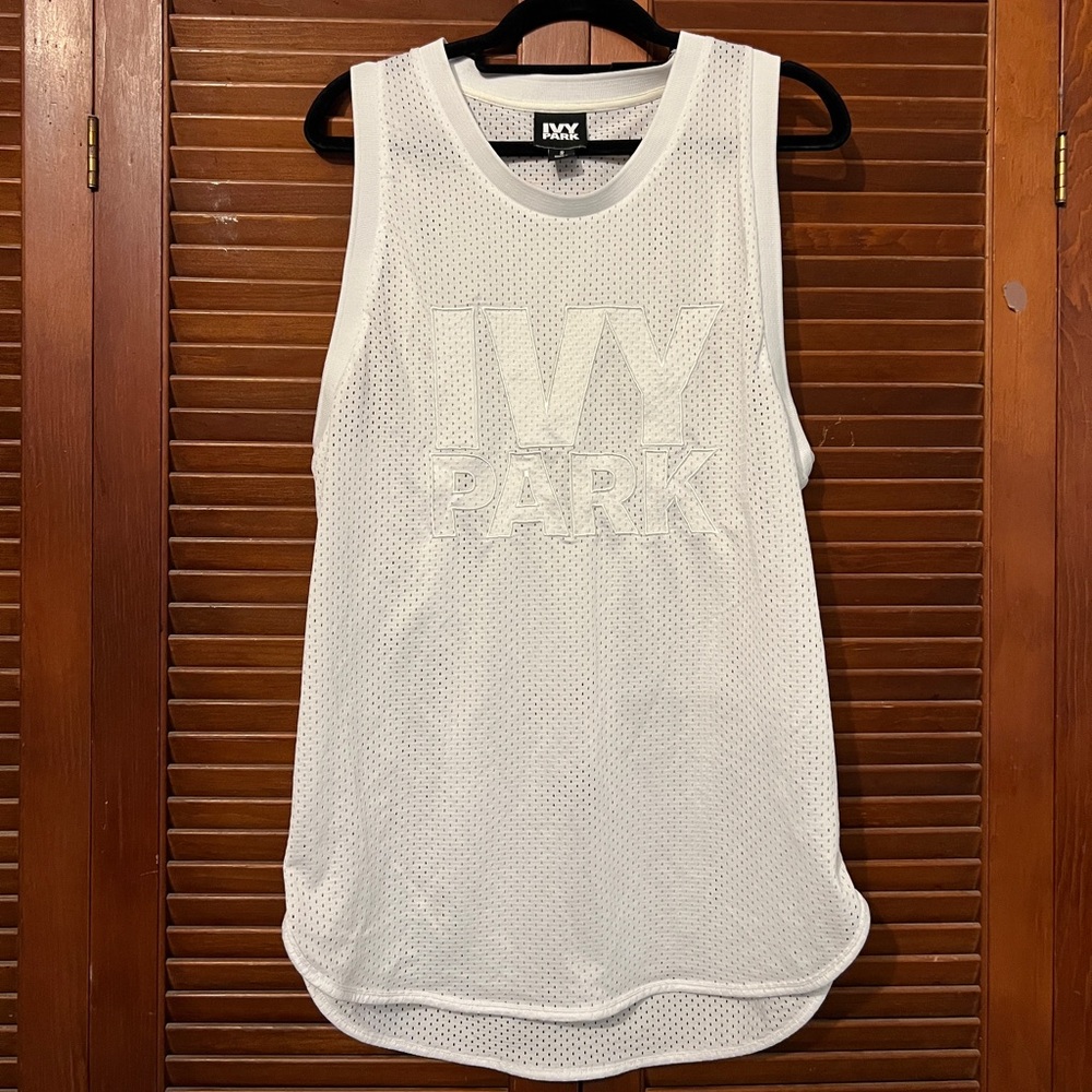 Ivy Park White Basketball Jersey